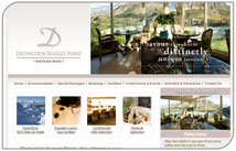 New website for luxury Queenstown hotel – Distinction Nugget Point, ReserveGroup - Web Design - Website Designers