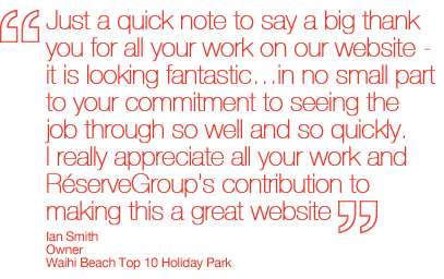 ReserveGroup Testimonials Ian Smith Waihi Beach Top 10 Holiday Park