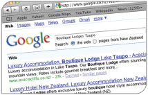 Every RéserveGroup website undergoes intensive Search Engine Optimisation (SEO) when it is built.