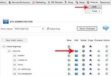 Opening the CMS editor